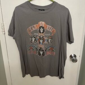 Guns & Roses CottonOn Gray T-Shirt